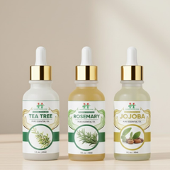 Neem, Jojoba & Tea Tree Essential Oil Trio