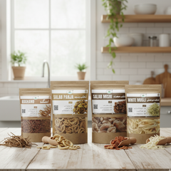 Pack of 4 Asghand, Salab Panja, Salab Misri, & White Musli