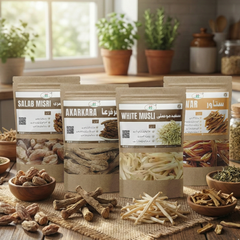 Pack of 4 Satawar,Akarkara, Salab Misri, & White Musli