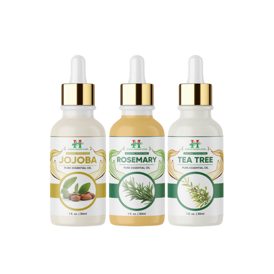 Husnain Organic Essential Oil Trio Collection