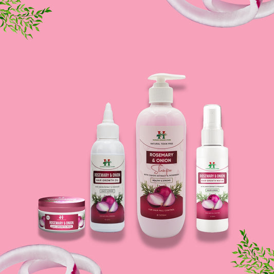 Rosemary & Onion Hair Care Collection