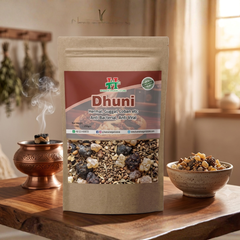 Husnain Organic Dhuni | Pure Hermal, Guggal & Loban Mix | Anti-Bacterial Air Purifier
